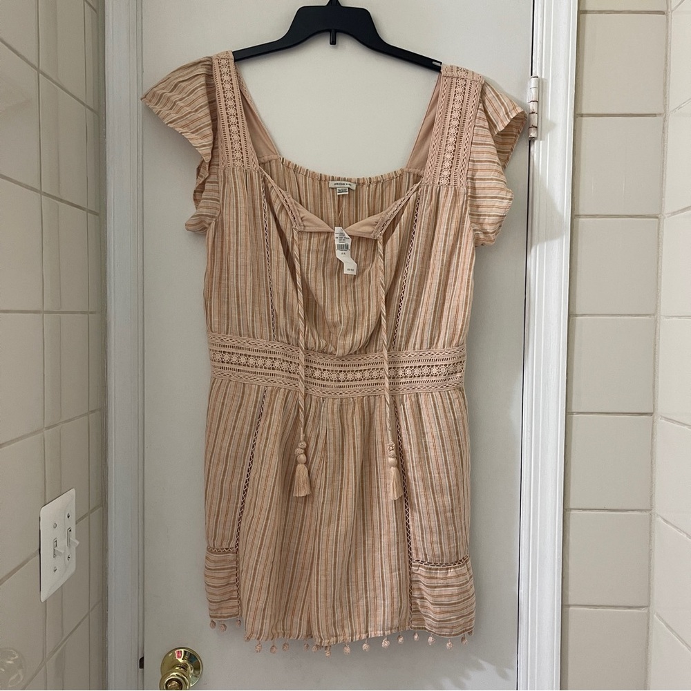 American Eagle Outfitters Striped Romper